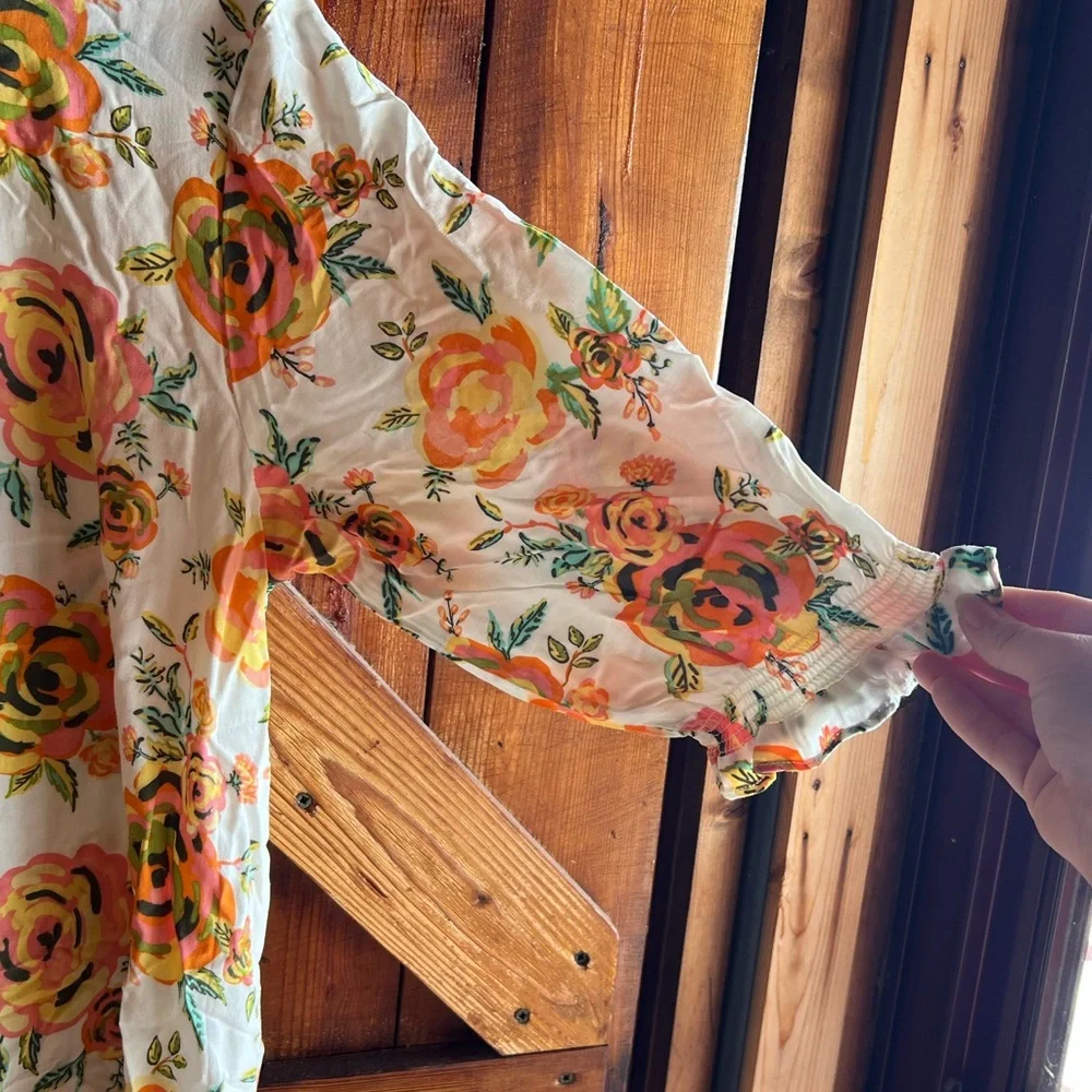 Matilda Jane Floral Dress with Pink and Yellow Hues - Picture 3 of 8